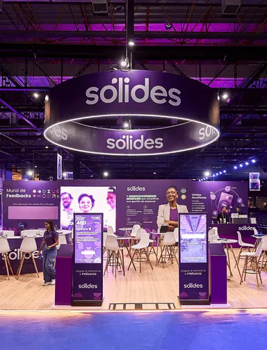 Interactive sponsor brand booth